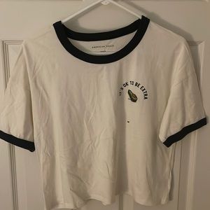 “It’s ok to be extra” cropped t-shirt *NEW*